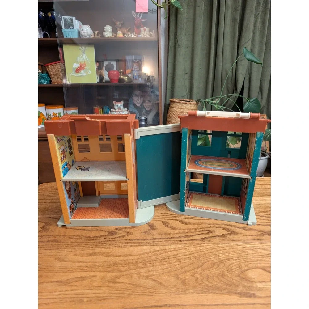 Vintage 1975 Fisher Price Sesame Street‎ Play Family House Set 938 Hoopers Store